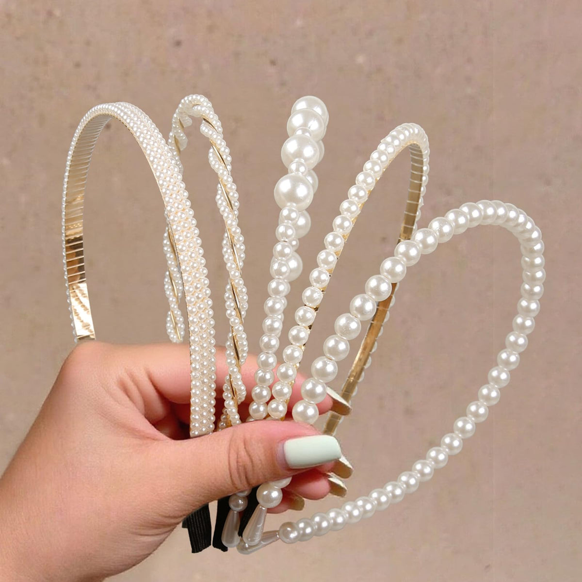 Bandeaux WOVOWOVO ensemble 5 perles pour varier vos looks