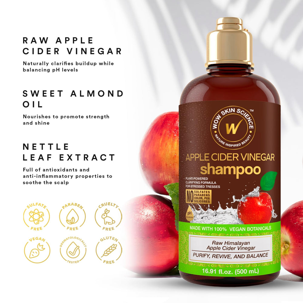 Étiquette du Shampoing WOW sans sulfates et parabènes, image nette