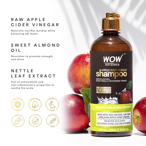 Utilisation quotidienne du Shampoing WOW Vinaigre de cidre