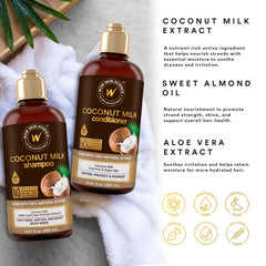 Coffret WOW Skin Science soin cheveux boucles sur étui, routine complète.