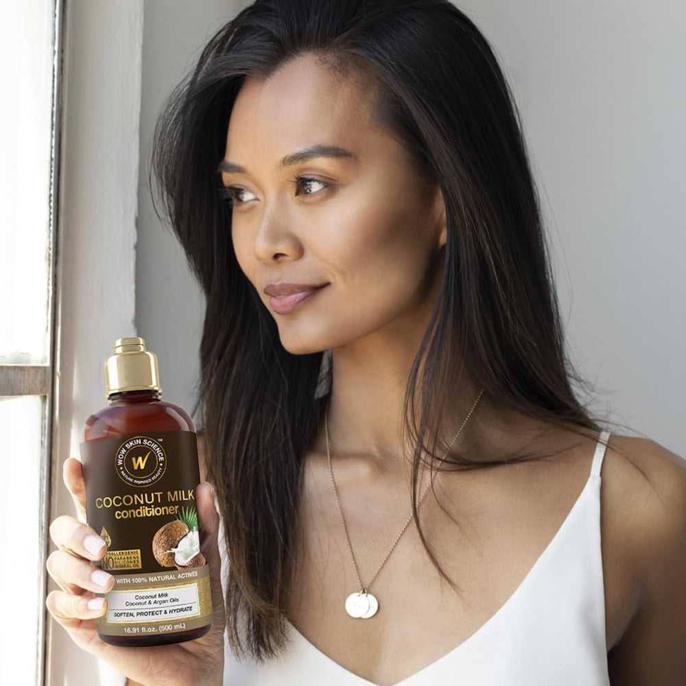 WOW Skin Science Conditionneur lait de coco, boucles brillantes et définies