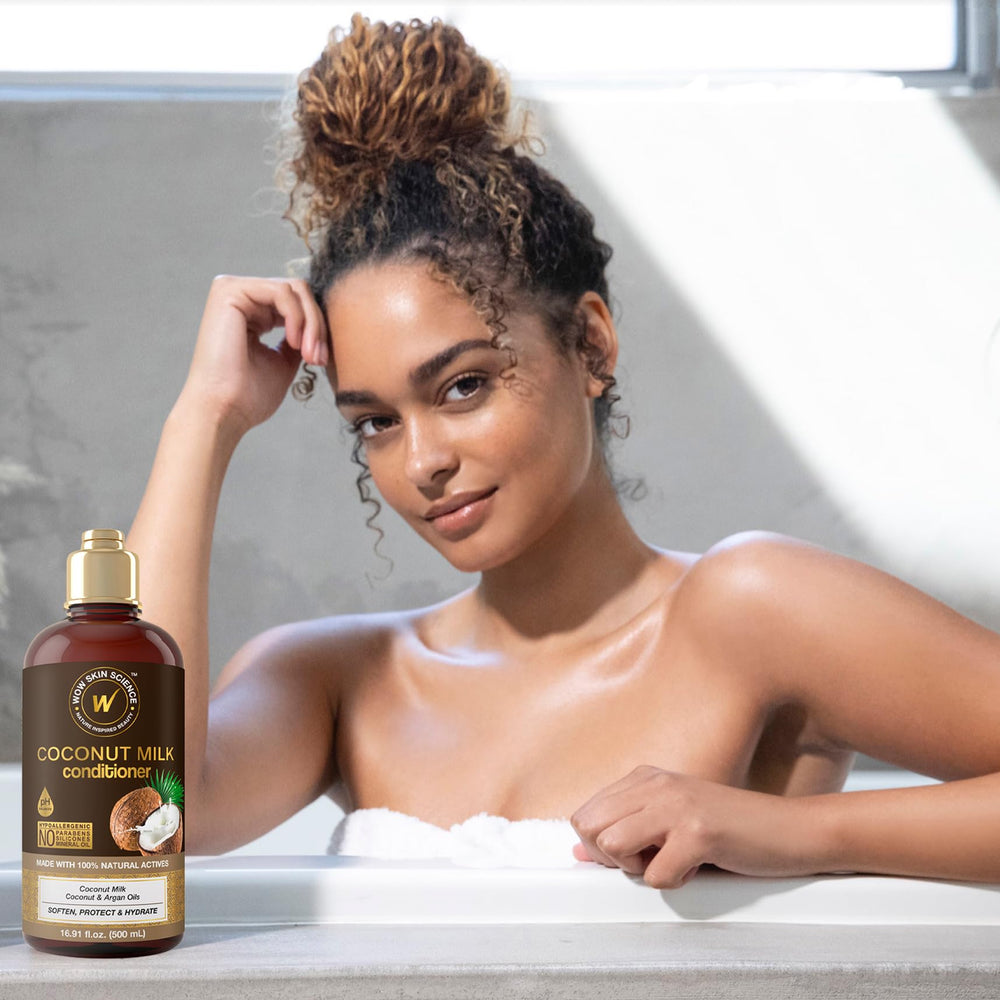 WOW Skin Science Conditionneur lait de coco, sans sulfates pour une routine douce