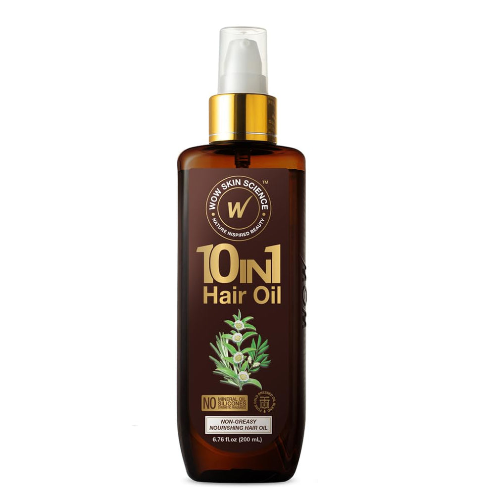 WOW Skin Science flacon huile 10 en 1 pour nourrir les cheveux