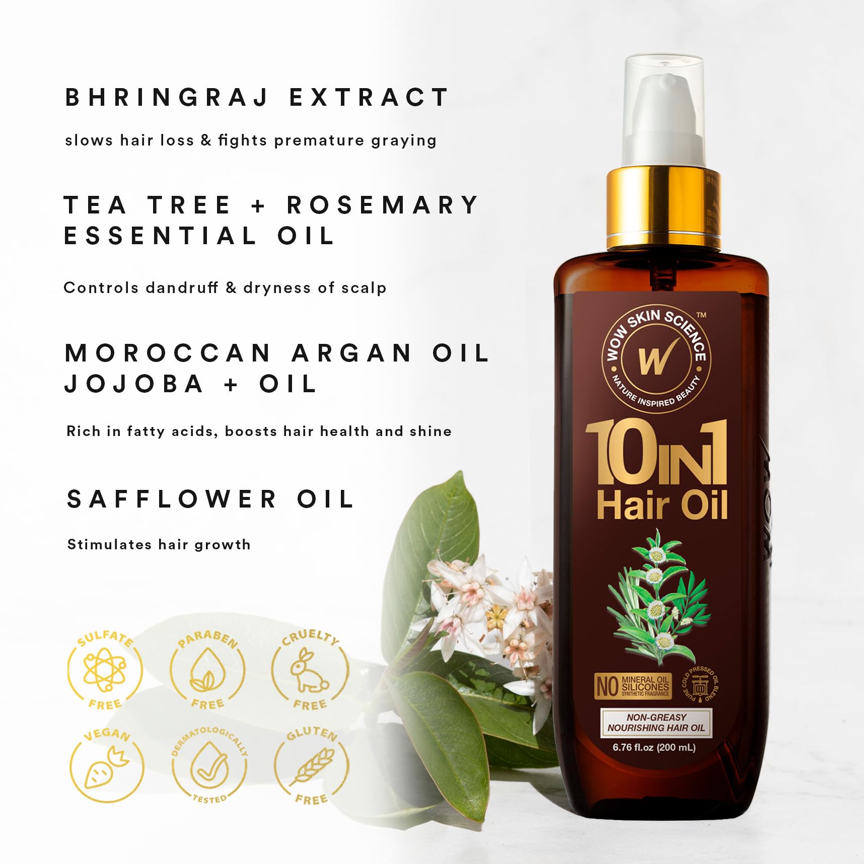 WOW Skin Science application sur pointes pour démêler et hydrater