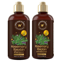 WOW Skin Science Shampoing Romarin Biotine en bouteille, stimulant potentiel des racines