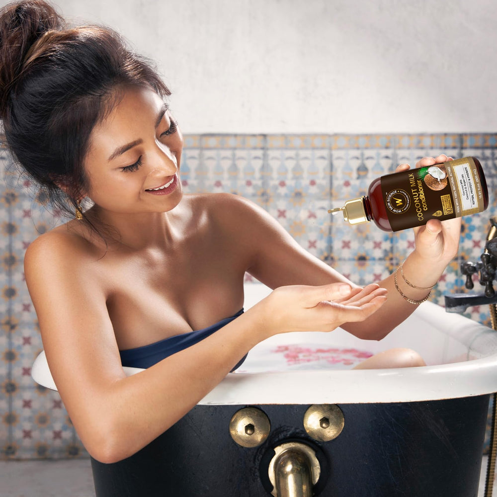 WOW Skin Science utilisation quotidienne: shampoing hydratant pour cheveux sujets au coiffage.