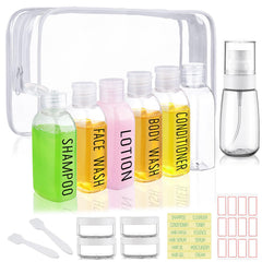 Wowang flacons voyage 3,4 oz, anti fuite et compactes pour le rangement.