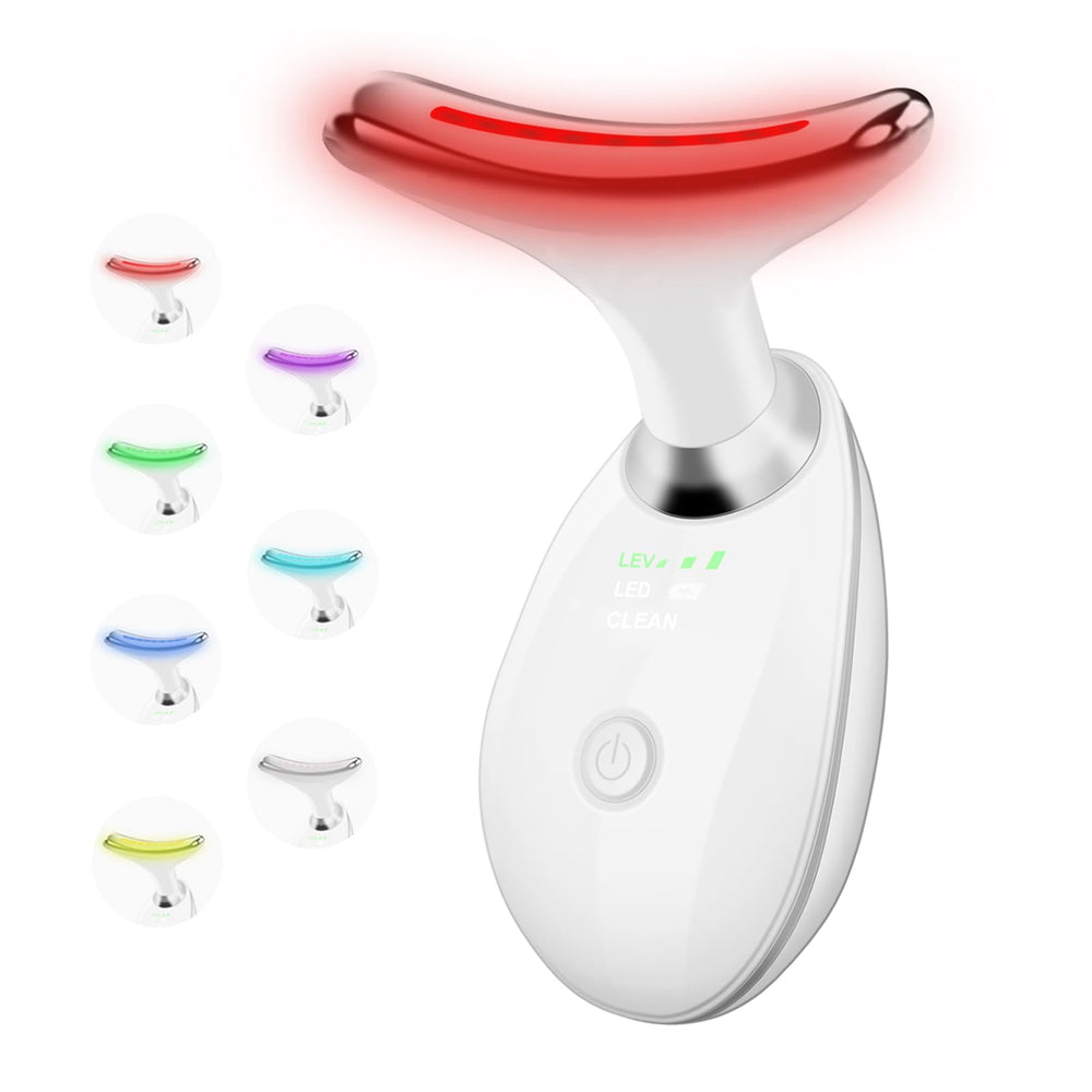WOWPASS massage-visage LED 7-couleurs: soin du visage lumineux.
