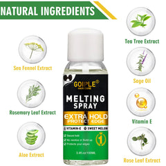 WOZUTUNT Lace Melting Spray flacon 3-4oz pour une fixation discrète et efficace