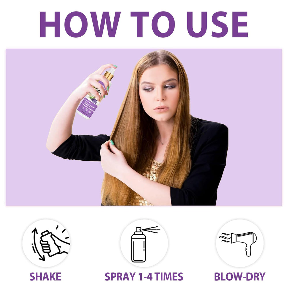 WOZUTUNT parfum lavande doux parfume légèrement les cheveux protégés.