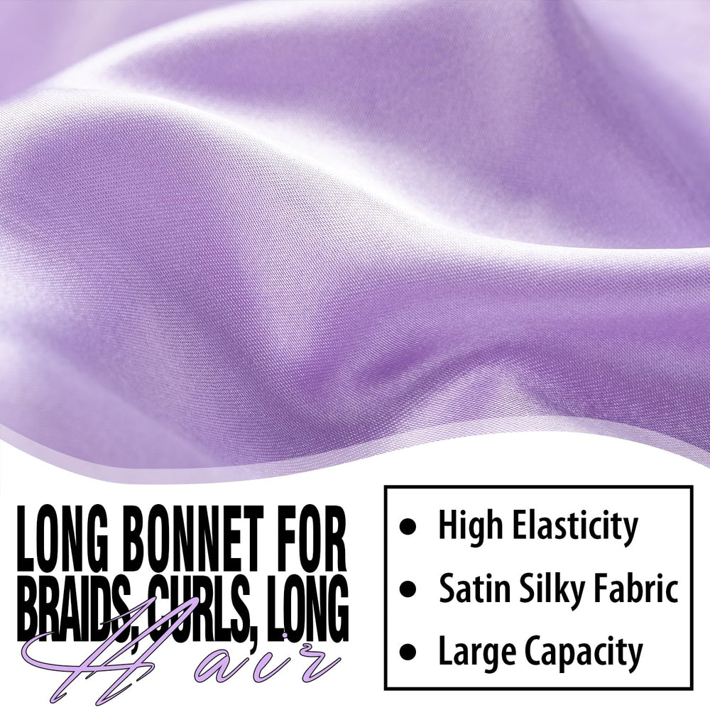 Bonnet WOZUTUNT extra long couvre entièrement les cheveux.