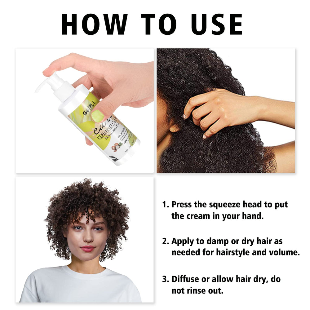 Brosse à rangée intégrée, WOZUTUNT, pour démêler et définir les boucles.