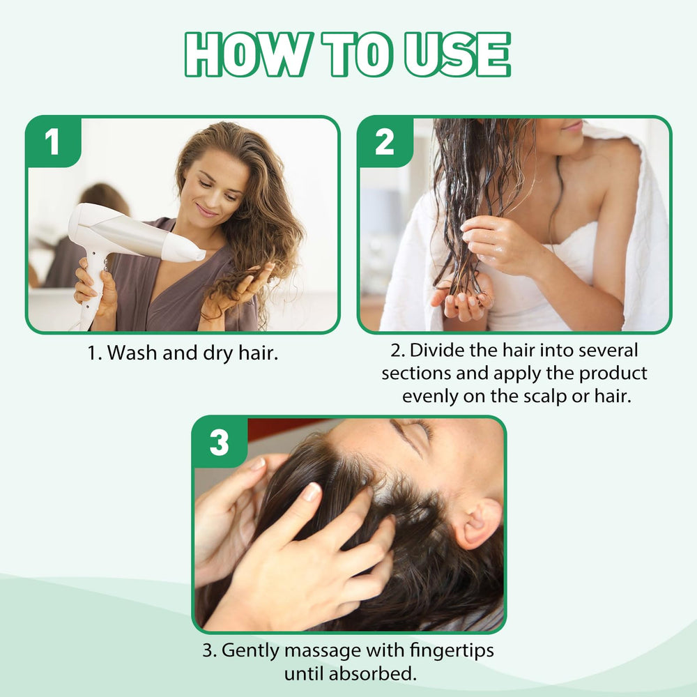WOZUTUNT Chebe Romarin – vue avant/après cheveux renforcés