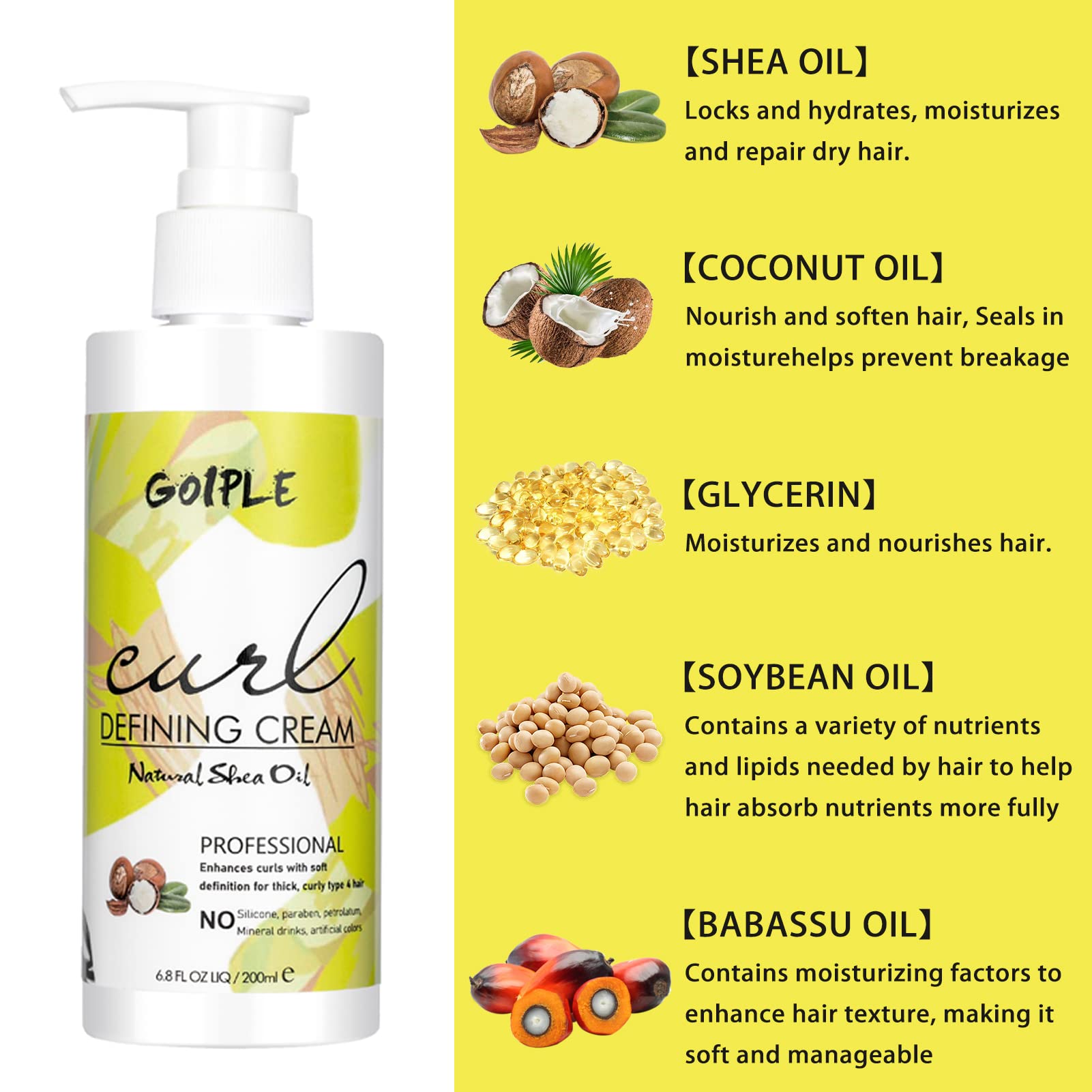 Texture onctueuse de la Crème WOZUTUNT pour boucles hydratées.