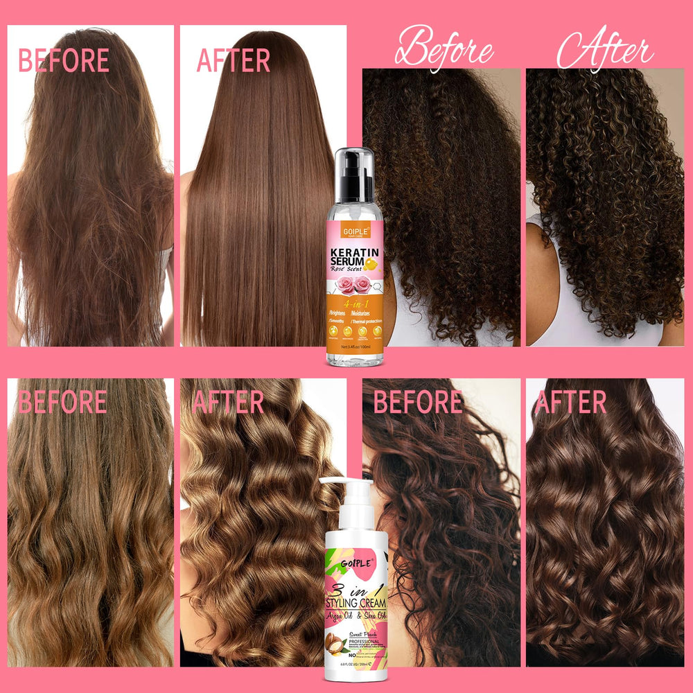 Huiles nourrissantes argan-karité-coco de WOZUTUNT pour cheveux resplendissants