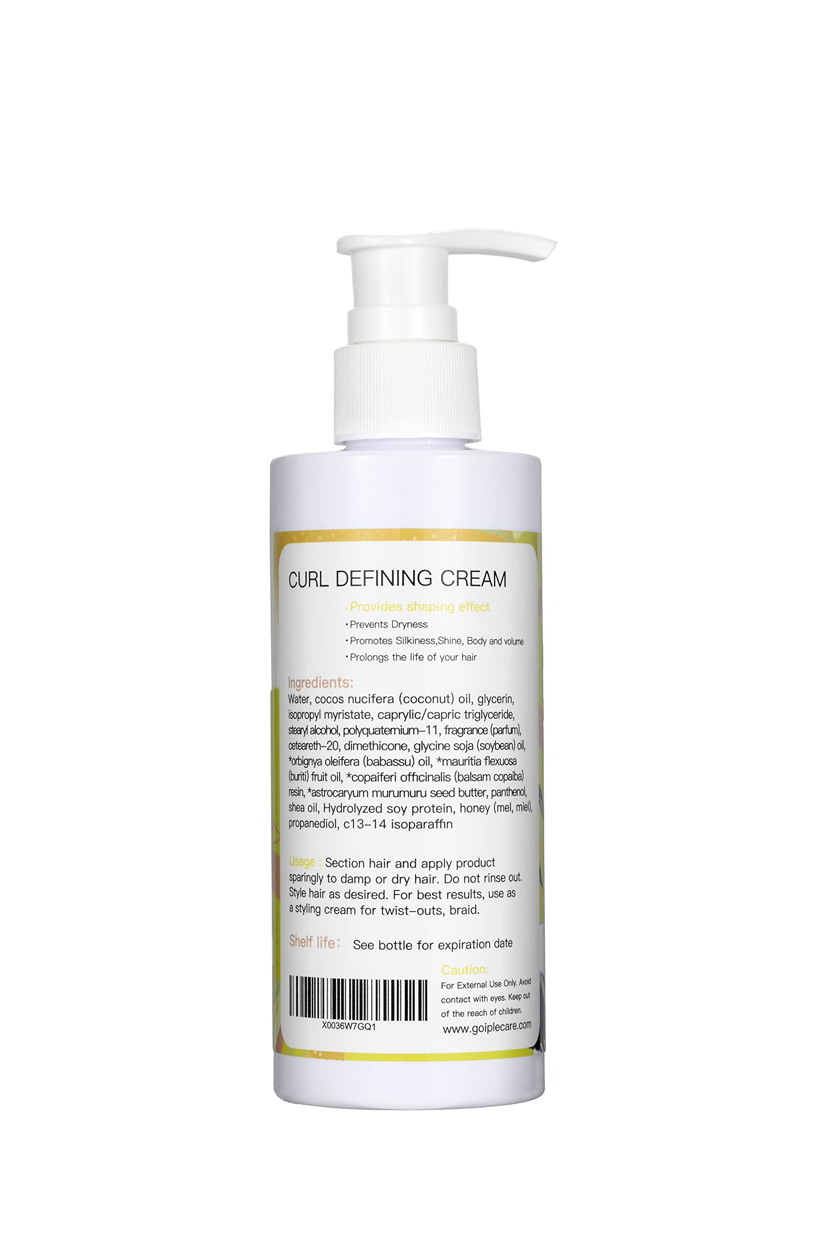 Packaging soigné et étiquette claire du produit WOZUTUNT.