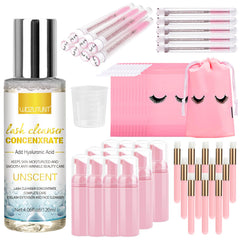 WOZUTUNT shampooing concentré pour cils et extensions, nettoyage en profondeur