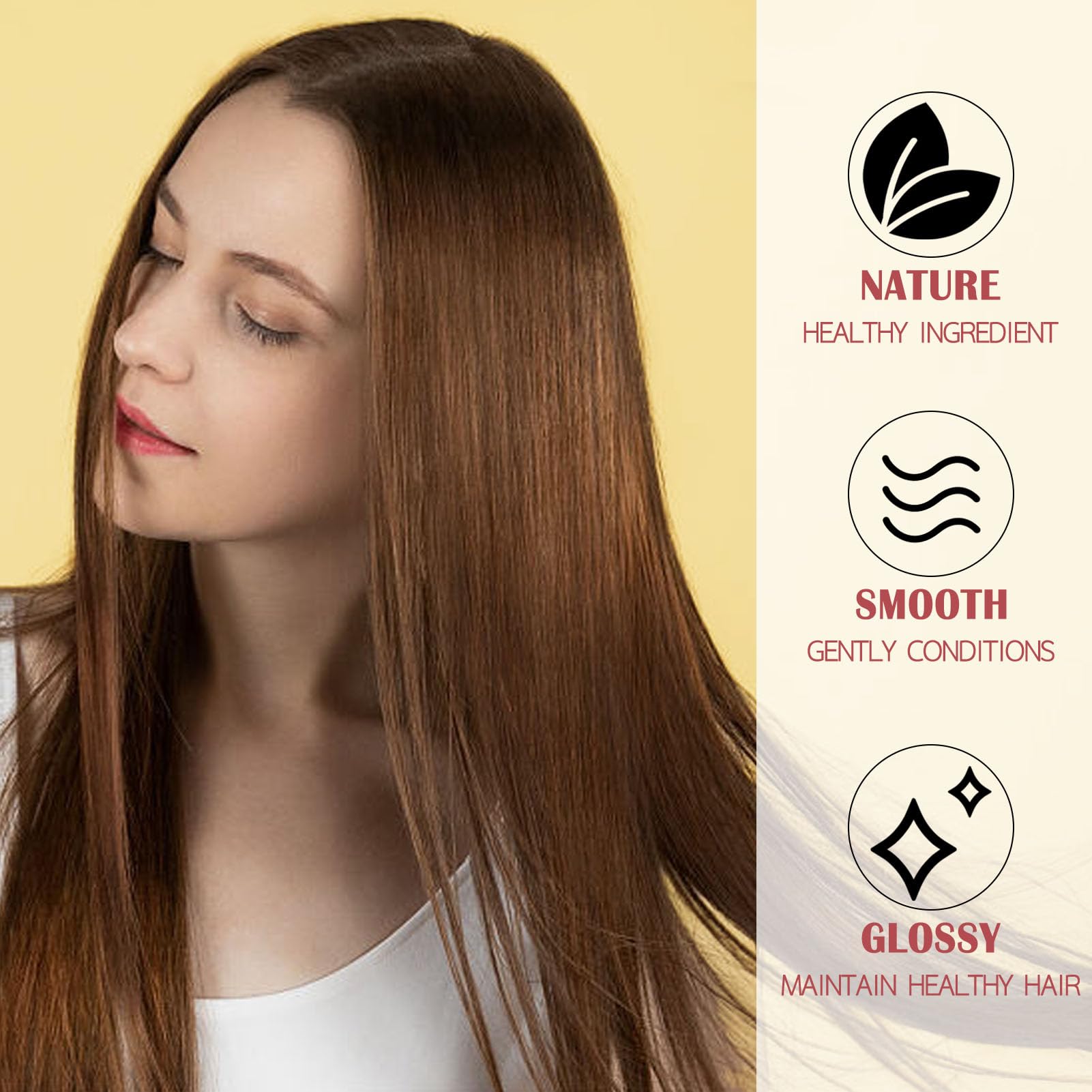 WOZUTUNT parfum doux – Spray cheveux avec fragrance durable.