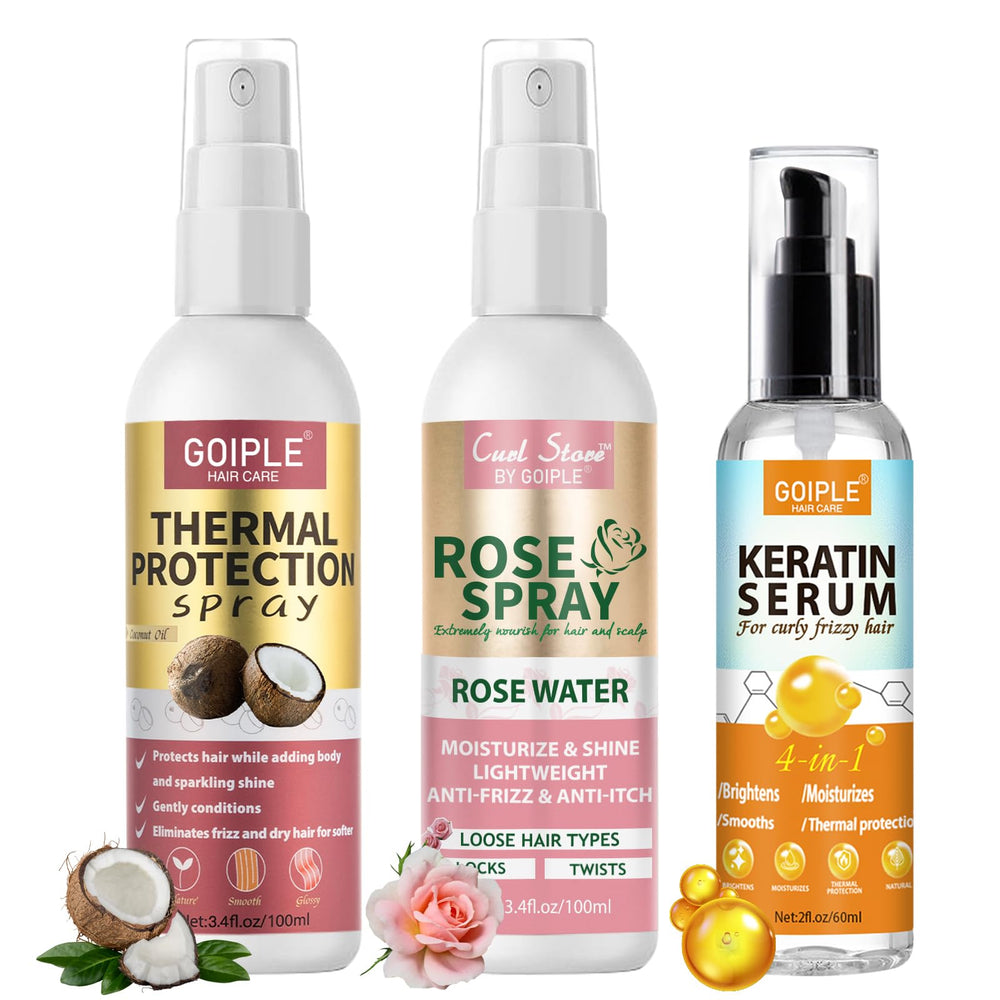 WOZUTUNT spray-protection-chaleur-coco, protège les cheveux et hydrate doucement.