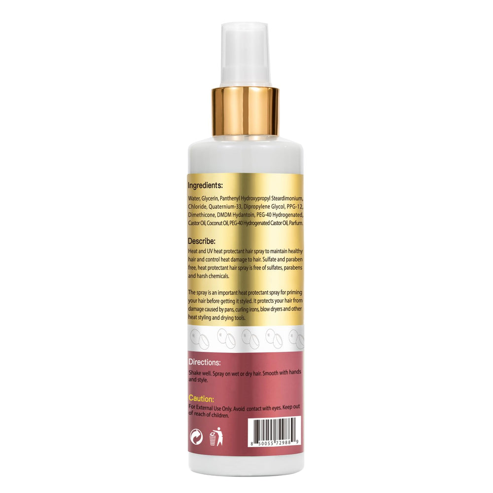 WOZUTUNT spray protecteur thermique coco – Vaporisateur précis pour une application homogène.
