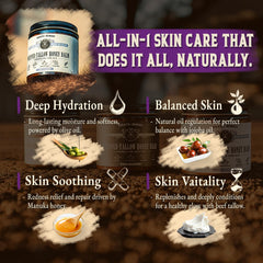 Wrath & Remedy baume-corps tallow lavande: hydratation polyvalente pour tout le corps