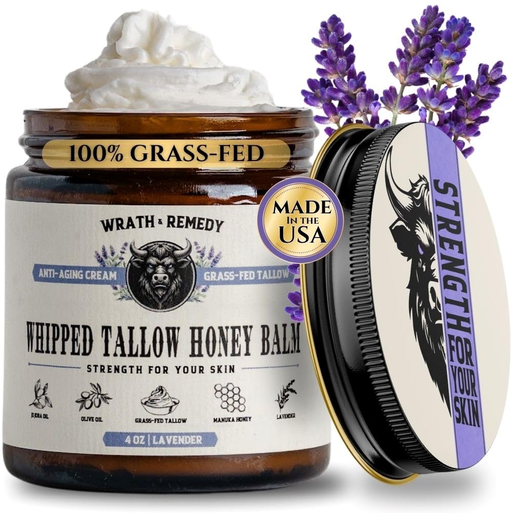 Wrath & Remedy soin visage et corps tallow lavande: soin tout-en-un polyvalent