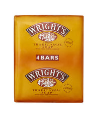 Savon Wright's goudron de houille pack 4 prêt pour la routine à la maison