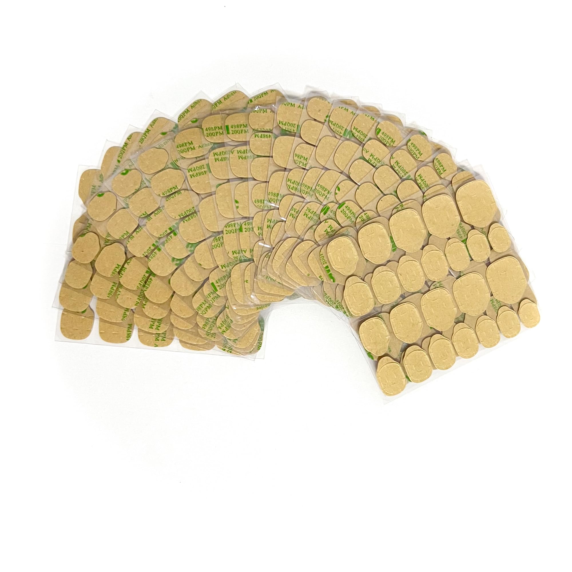 wsiliana packaging pastilles adhésives pour ongles double-face transparents: fixation fiable.