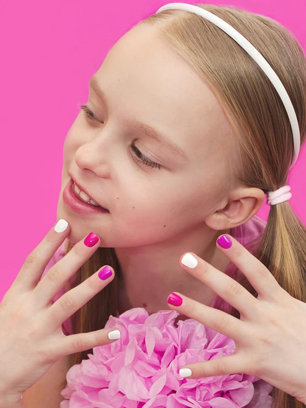 Application rapide des ongles Wsimily pour enfants et jeunes filles.