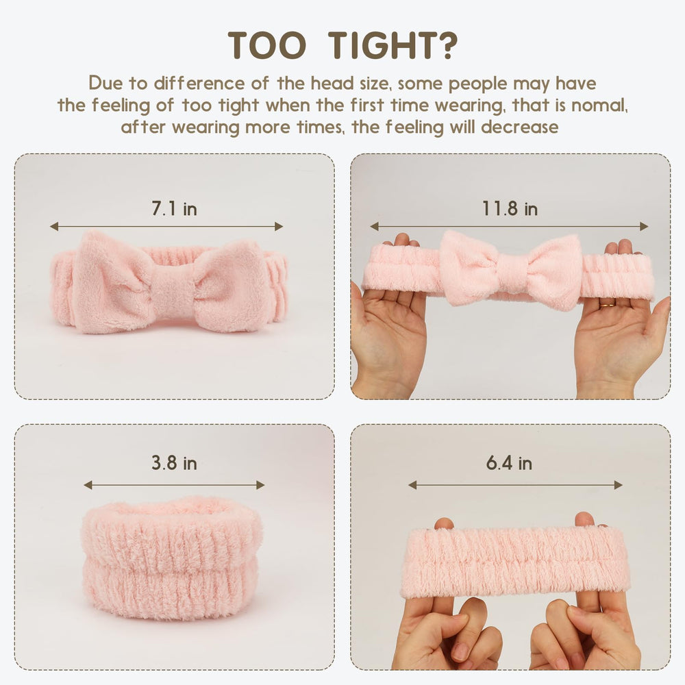 WSYUB Bandeau Soin Peau: textile microfibre doux et absorbant.