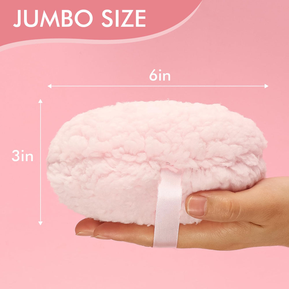 WSYUB Pouf poudre douce et luxueuse pour la peau