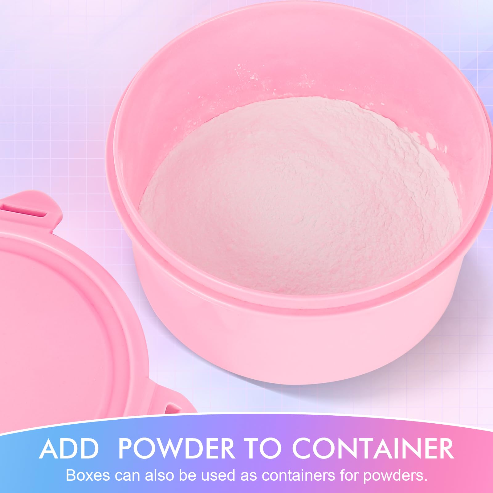  WSYUB pouf utilisation cosmétique: idéale pour poudrer visage et corps.
