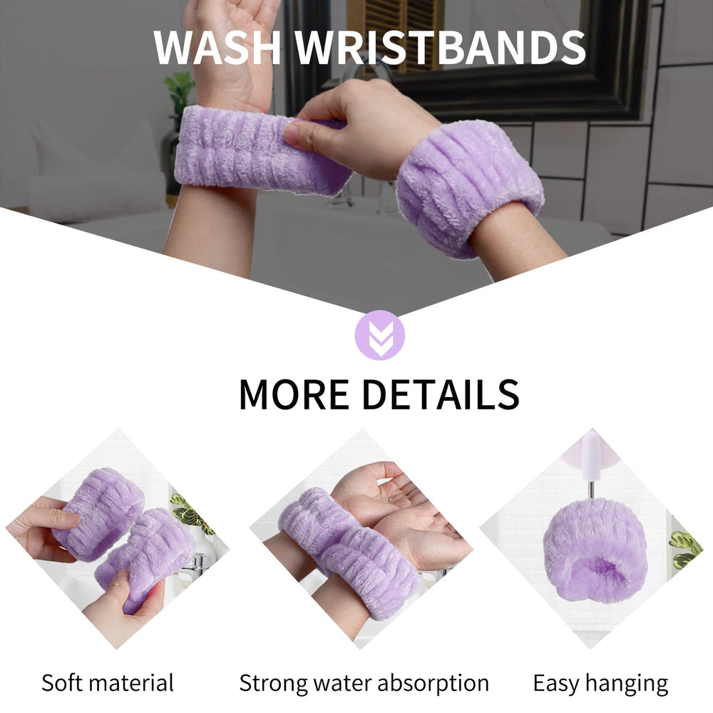 Kit WSYUB Spa violet, réutilisable et facile à laver