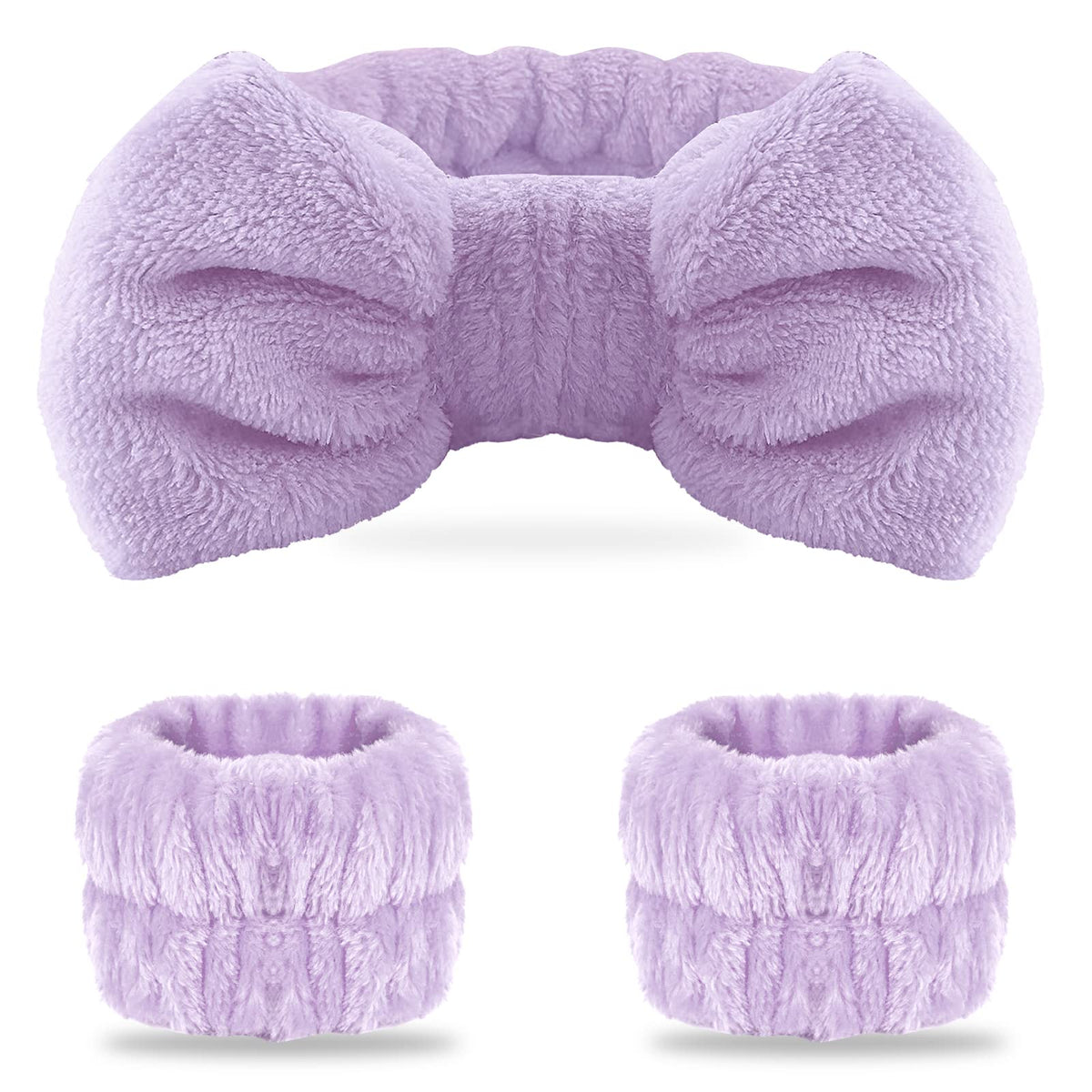 WSYUB Spa bandeau visage violet, évite les cheveux sur le visage pendant le lavage