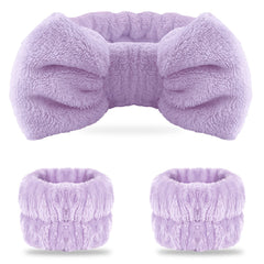 WSYUB Spa bandeau visage violet, évite les cheveux sur le visage pendant le lavage