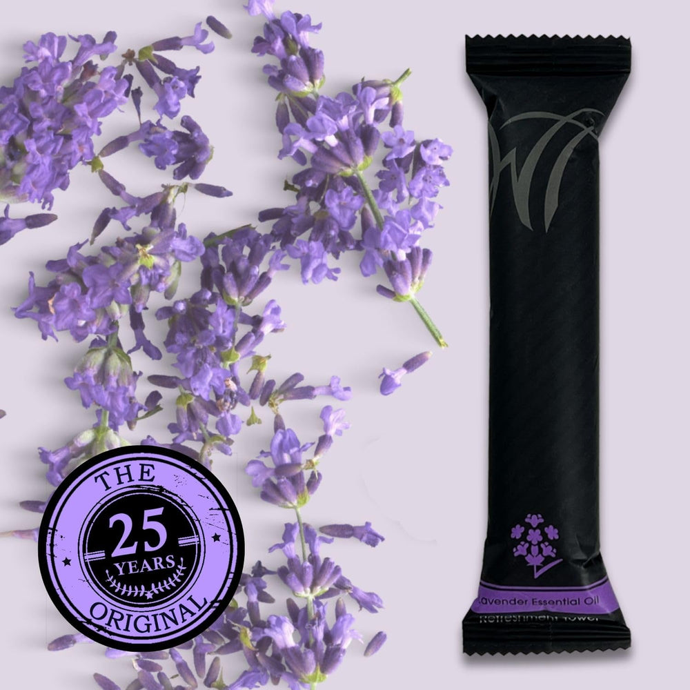 WT White Towel Services utilisation chaude ou froide lavande idéale spa et voyage