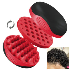 Brosse WTTORDE en silicone pour boucles afro – douceur et définition.