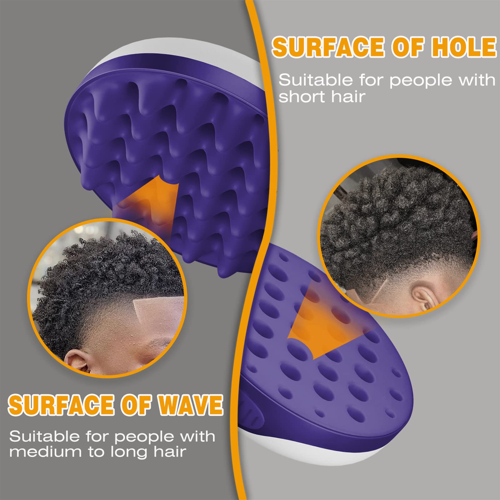Massage doux et flexible avec WTTORDE pour un coiffage confortable.