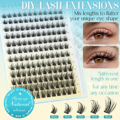 Cils manga avec piques Wtvane pour un regard plus ample et expressif.