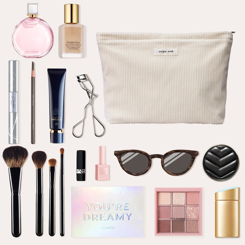 Trousse Wudygirl pratique pour voyage et rangement en déplacement.