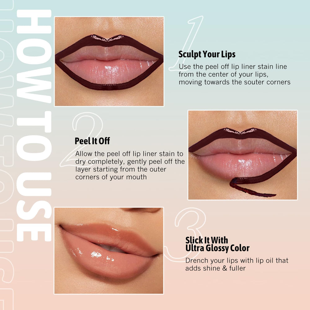 Wugbc anti-transfert lip stain résiste lors des repas et baisers.