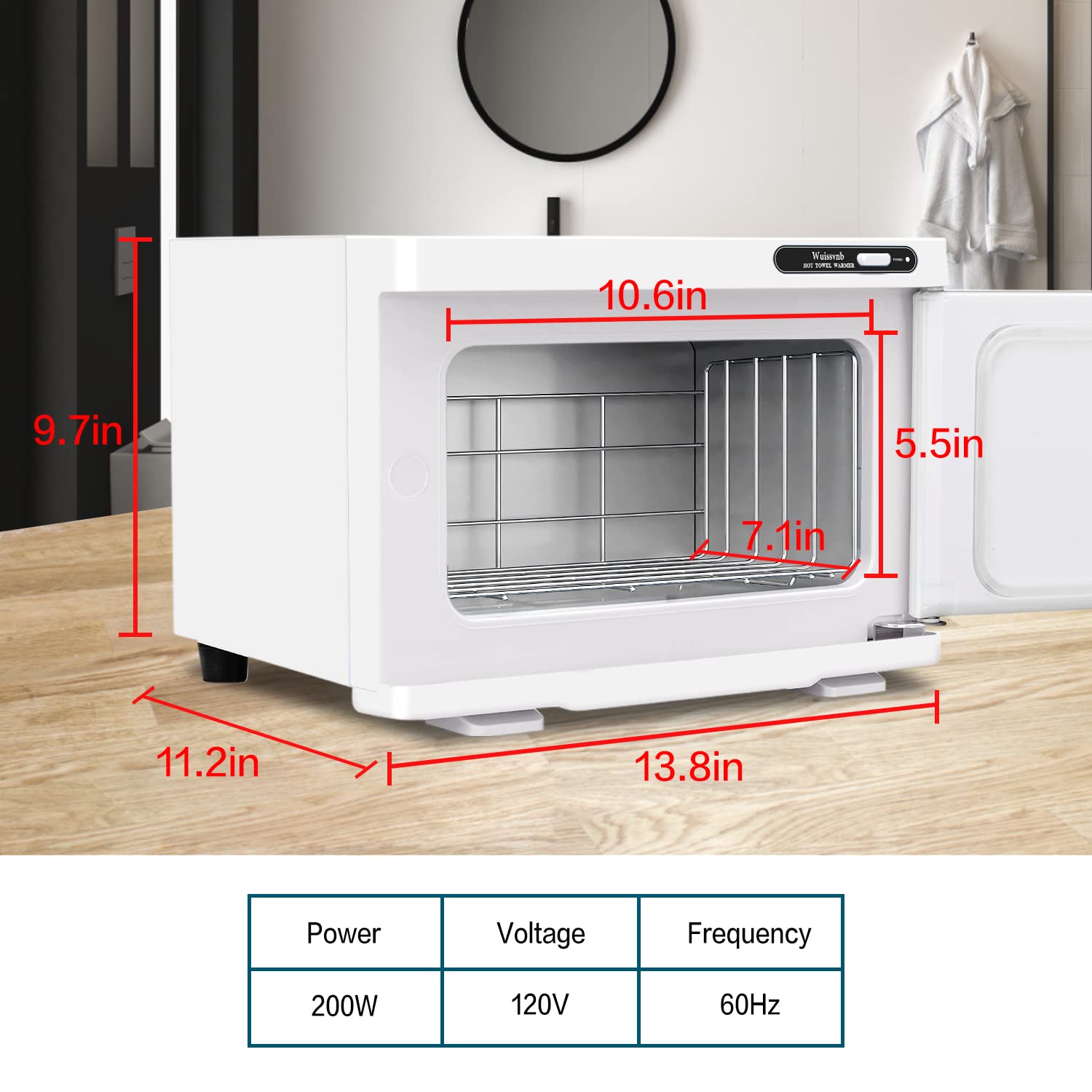 Wuissvnb chauffe-serviettes professionnel avancé — collecteur-eau: collecte des condensats simple et efficace.
