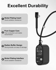 Protections électriques OVP et OTP pour une recharge sûre et fiable.