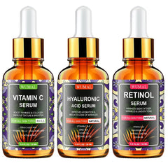 Sérum vitamine C WUMAL en flacon pour éclaircir le teint et booster l'éclat.