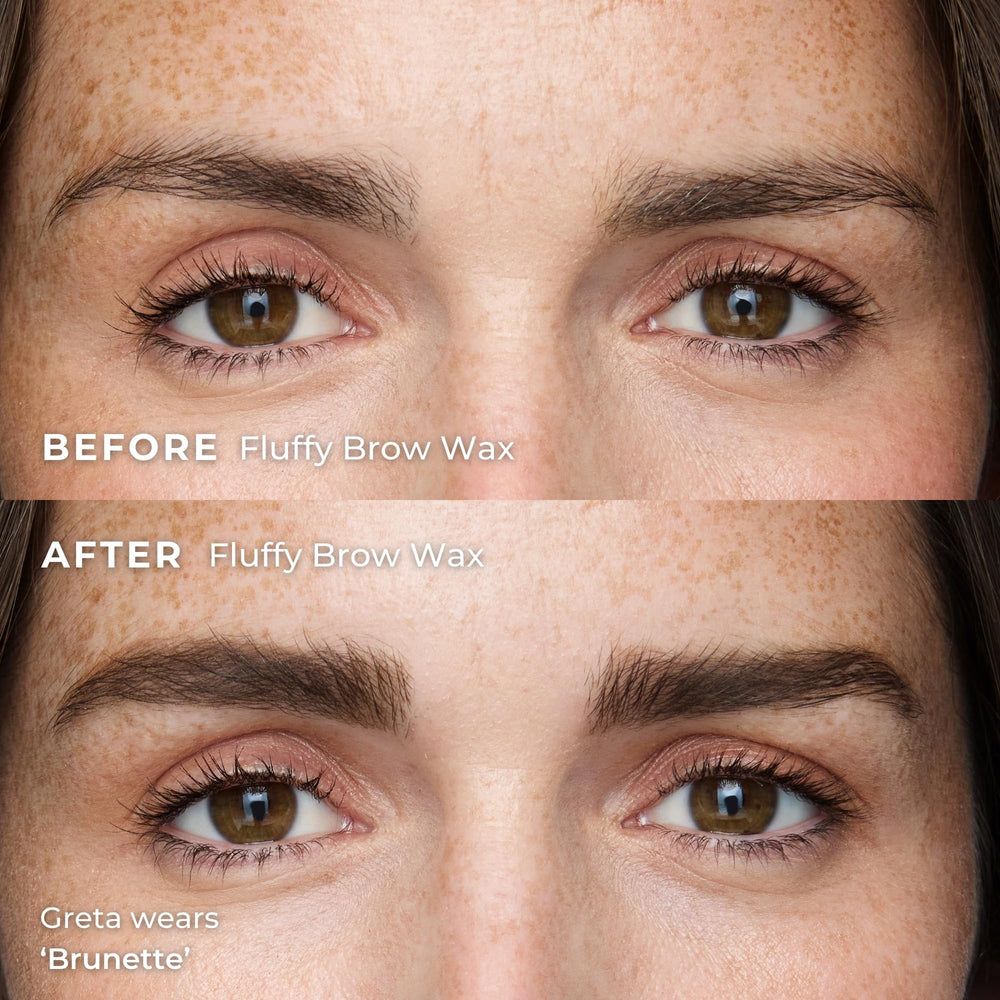 WUNDERBROW Fluffy Brow Wax offre une tenue longue durée sans bavures.