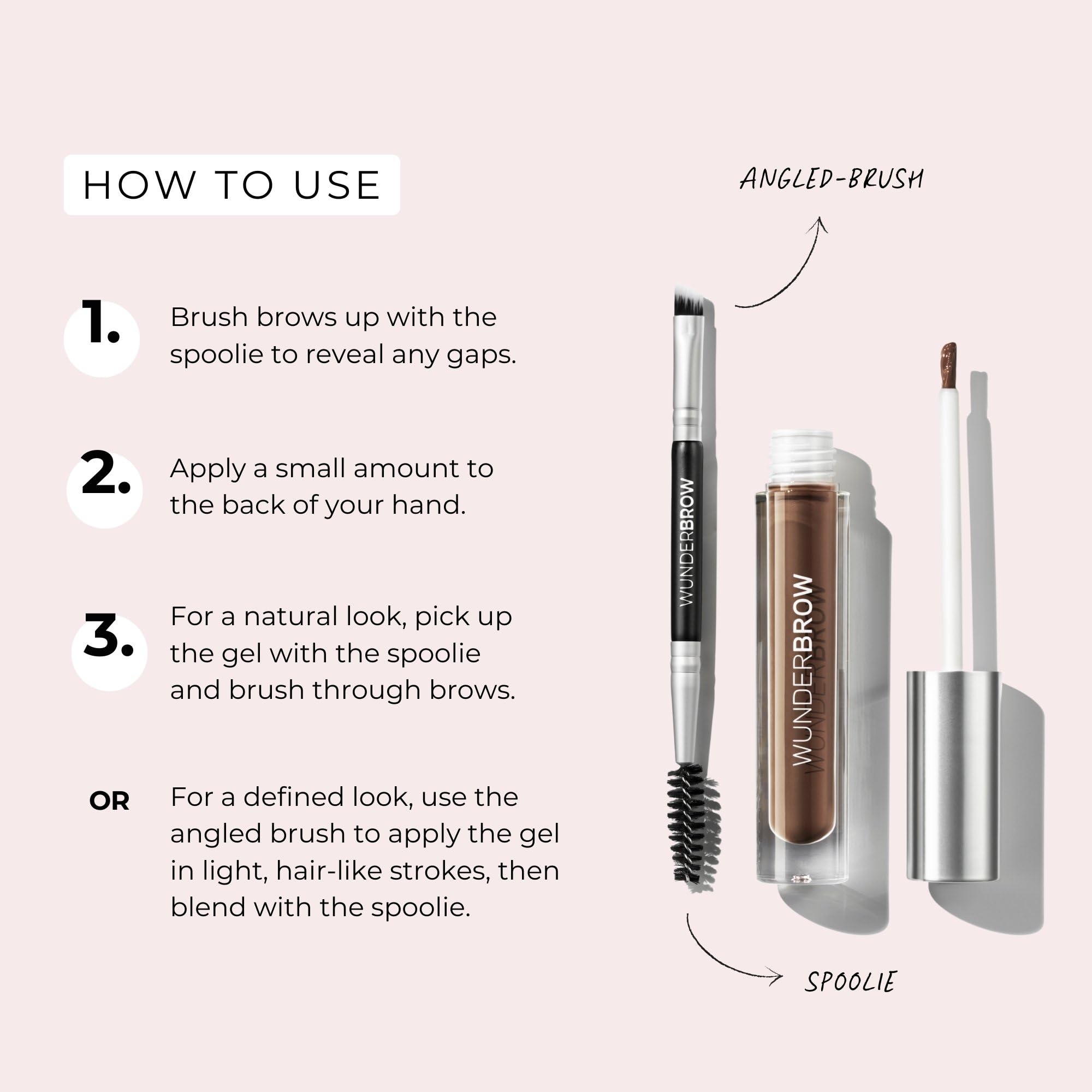 WUNDERBROW Teinte Brunette – adaptée aux brunettes naturelles.