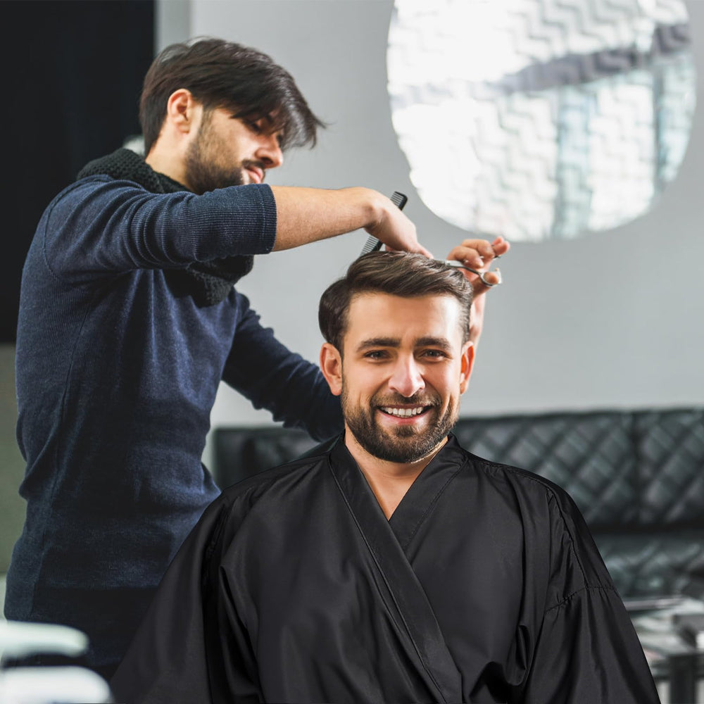 Cape WuWEOT adaptée au domicile et au salon pour professionnels et particuliers.
