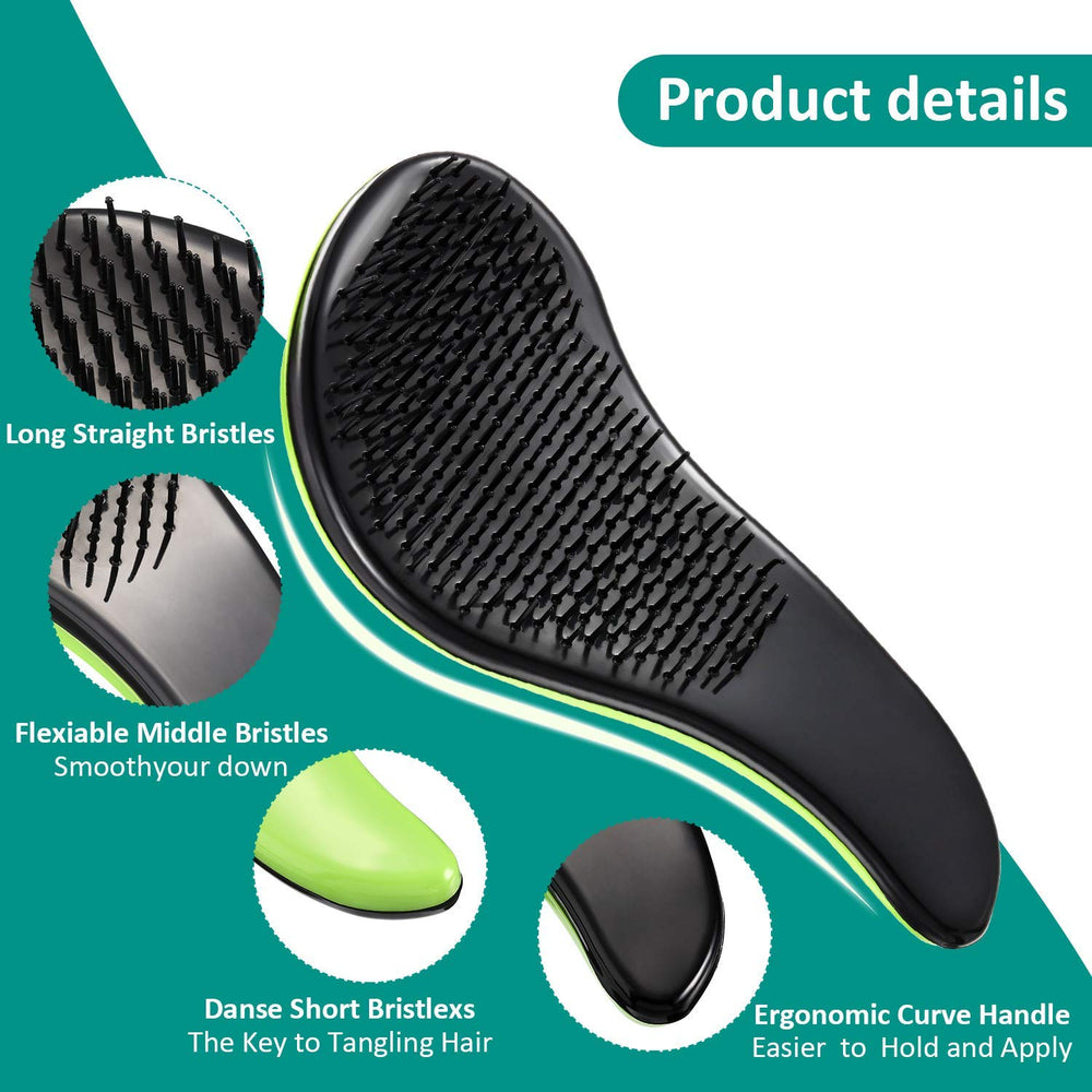 Brosse WYNK compacte idéale sac de voyage ou sac à main.