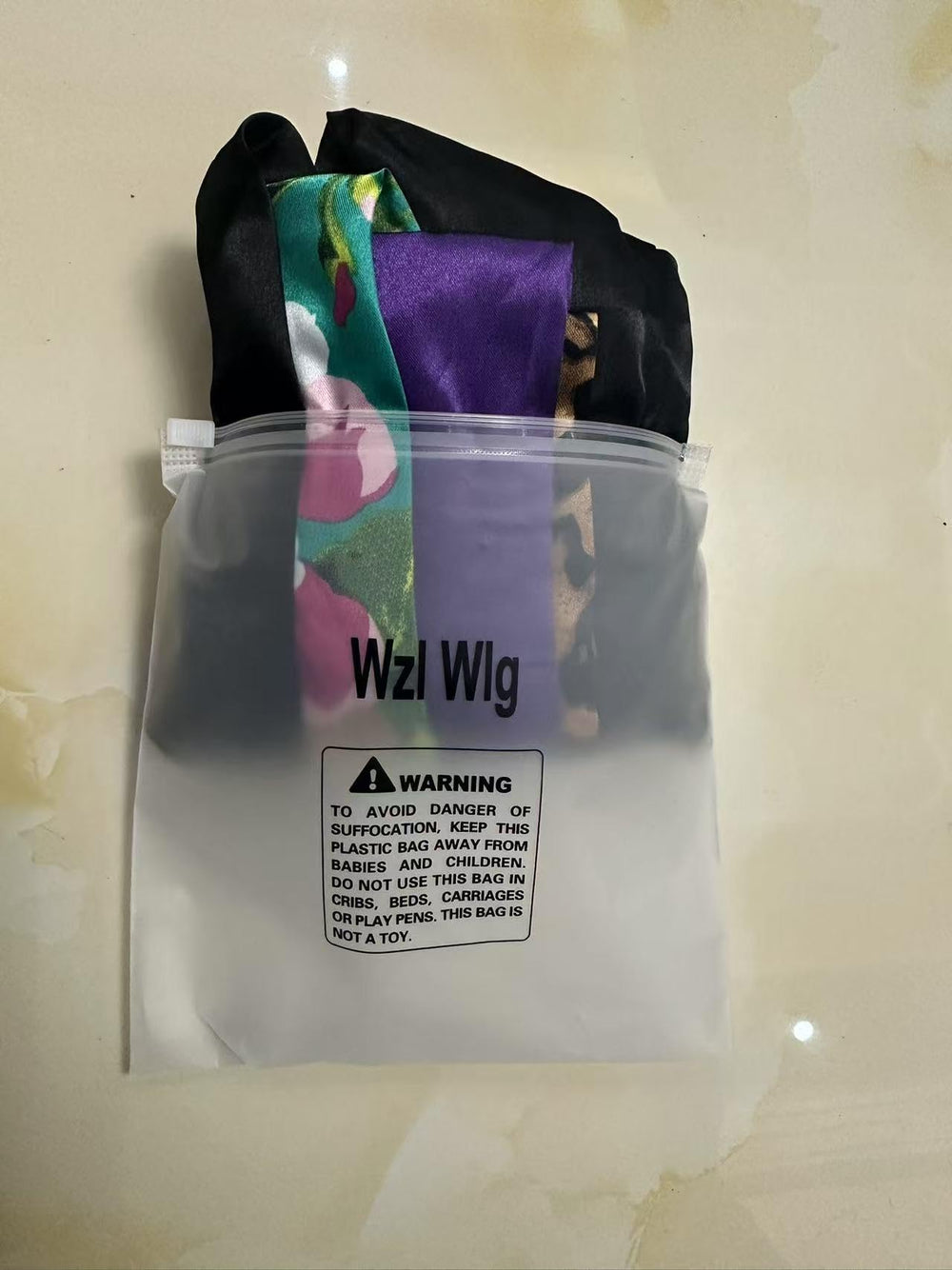 Bonnet satin Wzl Wlg imprimé floral, protection douce durant le sommeil