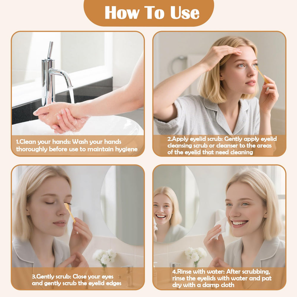 Brosse en silicone hypoallergénique XANGNIER, adaptée aux peaux sensibles autour des yeux.